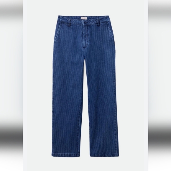 Brixton Women's Blue Corduroy Dark Blue Trouser Pants Size 27 - Picture 9 of 9